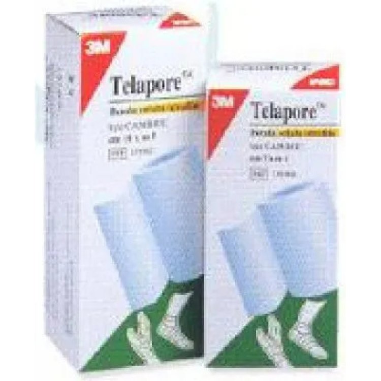 3M Benda in Garza Idrofila Orlata Telapore Cambric Medicazione 5x500cm