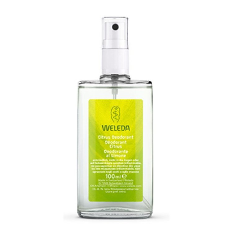 Weleda Deo Spray Rinfrescante al Limone Deodorante Agrumato 100ml