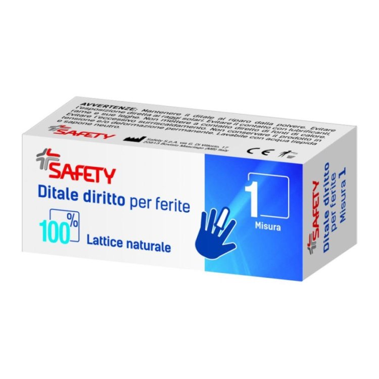 Safety Ditale Lattice Retto Misura 2 per Protezione Medicazioni