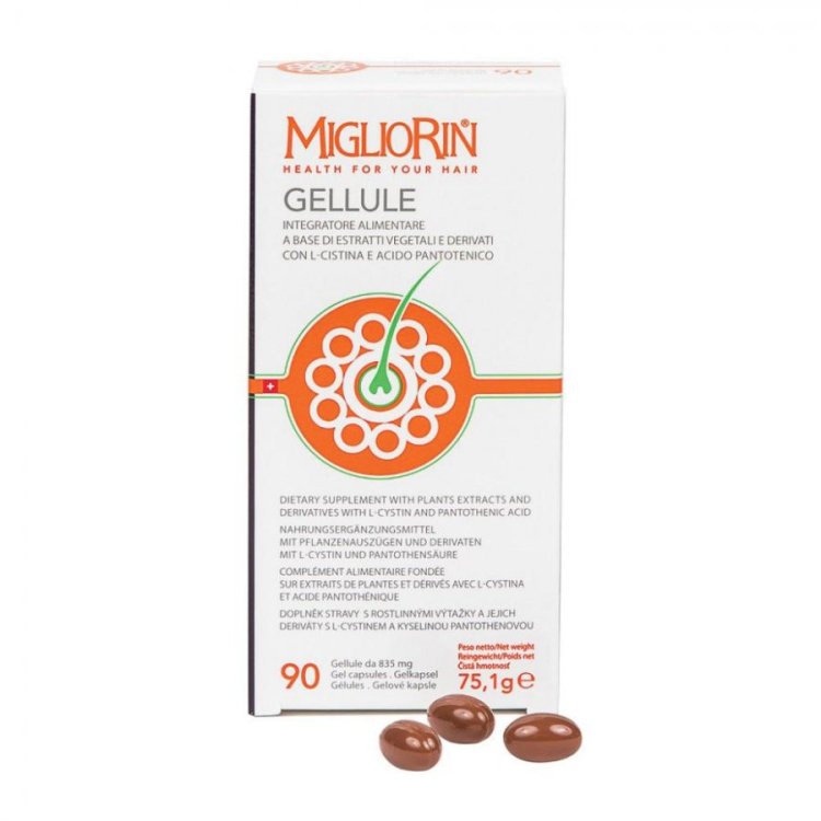 Migliorin Sanotint 90 Gellule Integratore per Capelli e Unghie
