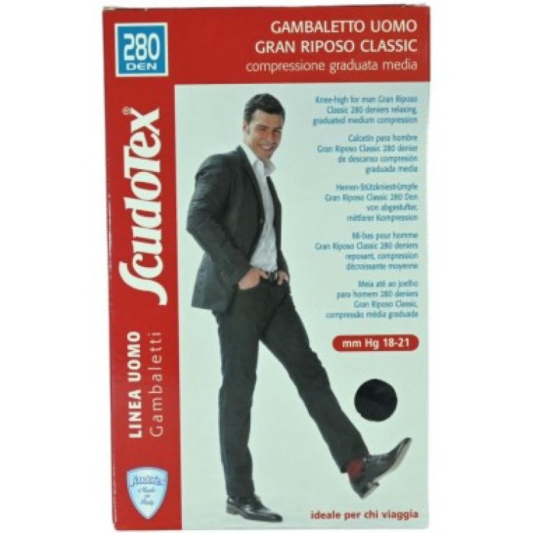 Scudovaris Gran Riposo Classic Gambaletto Nero Taglia 3