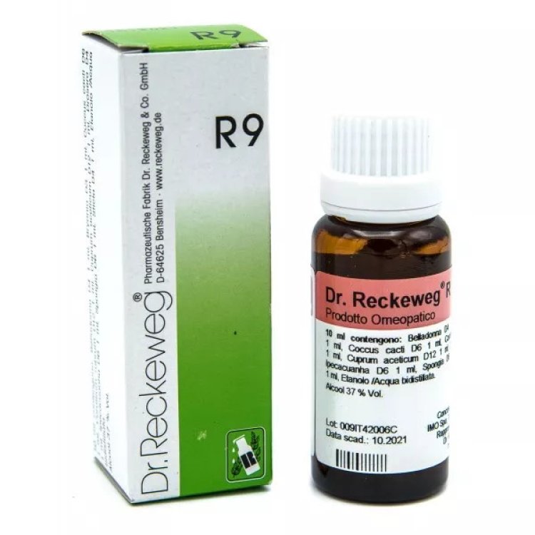 Dr. Reckeweg R9 Gocce per la Tosse Rimedio Omeopatico 22 ml Dr. Reckeweg R9 Gocce per la Tosse Rimedio Omeopatico 22 ml
