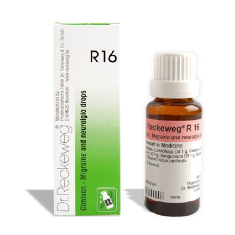 Dr. Reckeweg R16 Gocce per Emicrania Omeopatico 22ml
