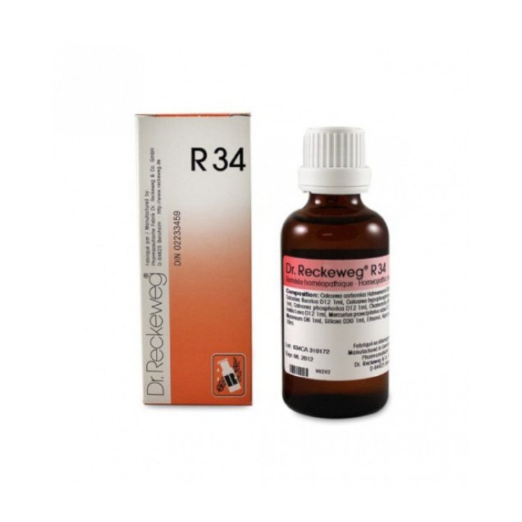 Dr. Reckeweg R34 Gocce Omeopatiche per Metabolismo Calcio 22ml