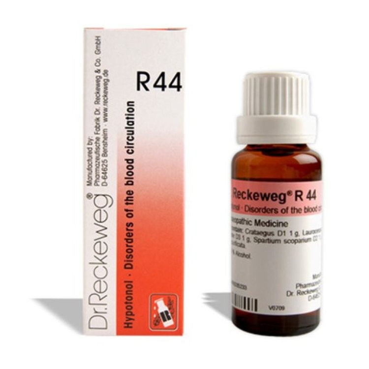 Dr. Reckeweg R44 Hypotonol Gocce Omeopatiche per Ipotensione 22ml Dr. Reckeweg R44 Hypotonol Gocce Omeopatiche per Ipotensione 22ml