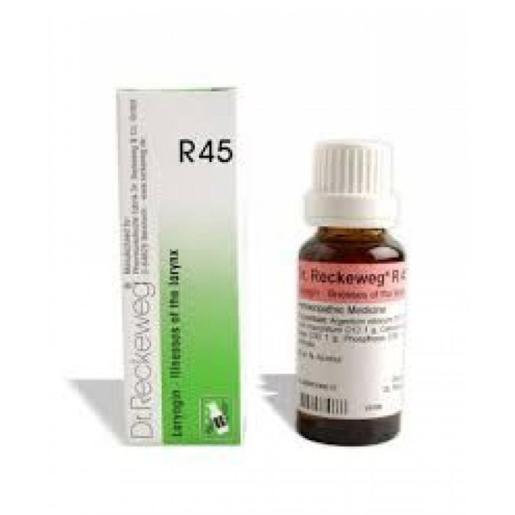 Dr. Reckeweg R45 Gocce per Laringe Medicinale Omeopatico 22 ml