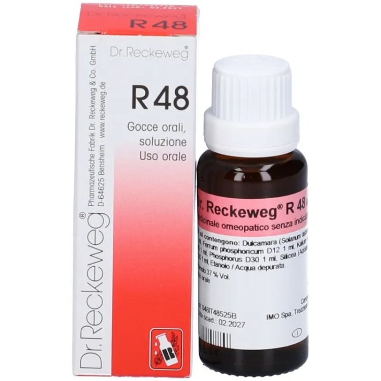 Dr. Reckeweg R48 Gocce Omeopatiche per Vie Respiratorie 22ml