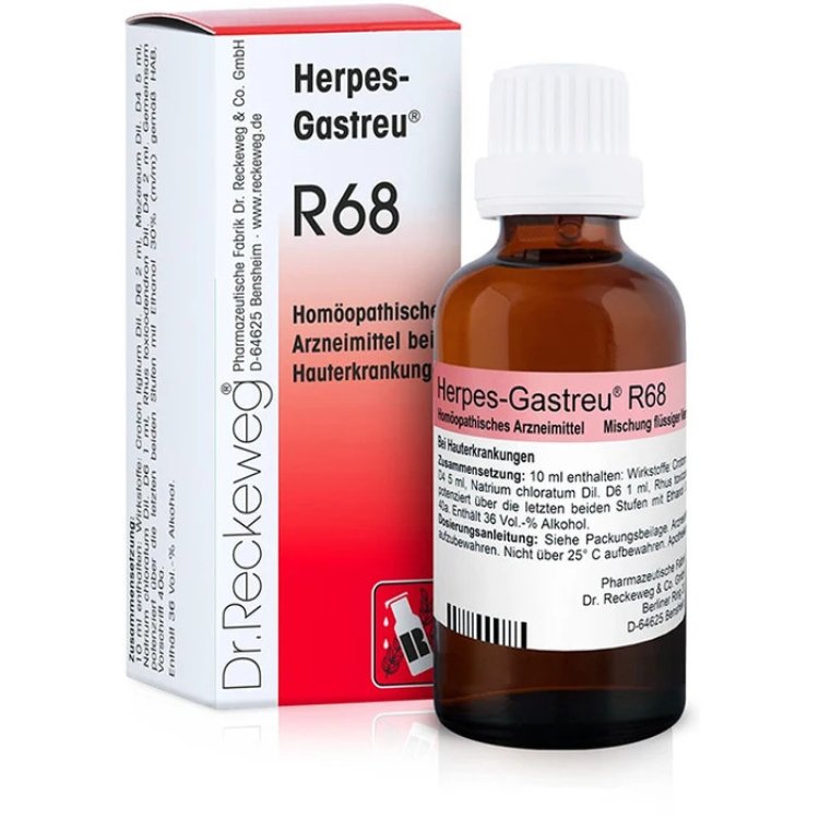 Dr. Reckeweg R68 Gocce Omeopatiche per Herpes Zoster e Varicella 22ml