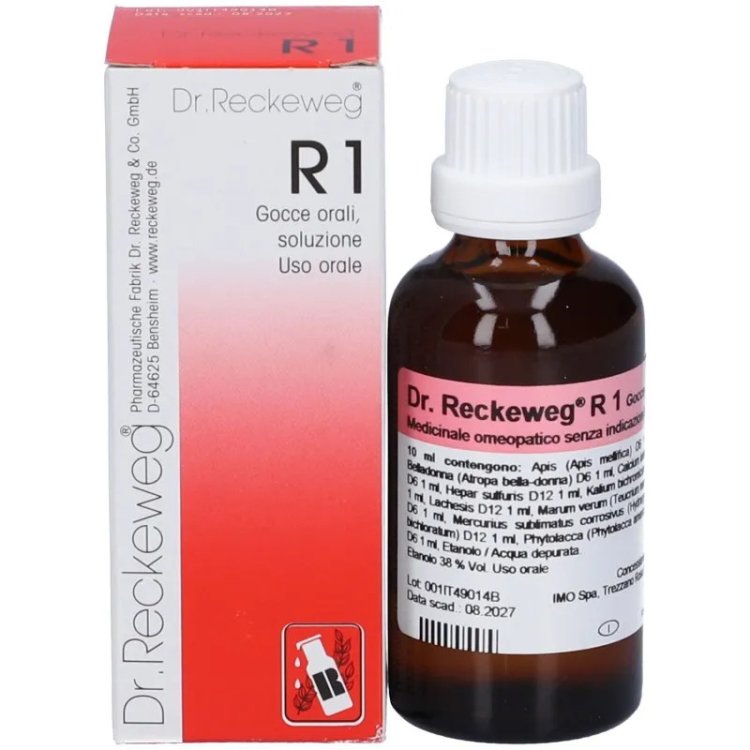 Dr. Reckeweg R1 Gocce Orali Antinfiammatorio e Antinfettivo 50ml