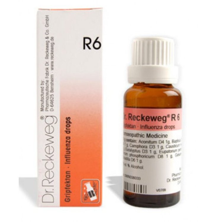 Dr. Reckeweg R6 Gocce Antinfluenzale Rimedio Omeopatico 50 ml Dr. Reckeweg R6 Gocce Antinfluenzale Rimedio Omeopatico 50 ml