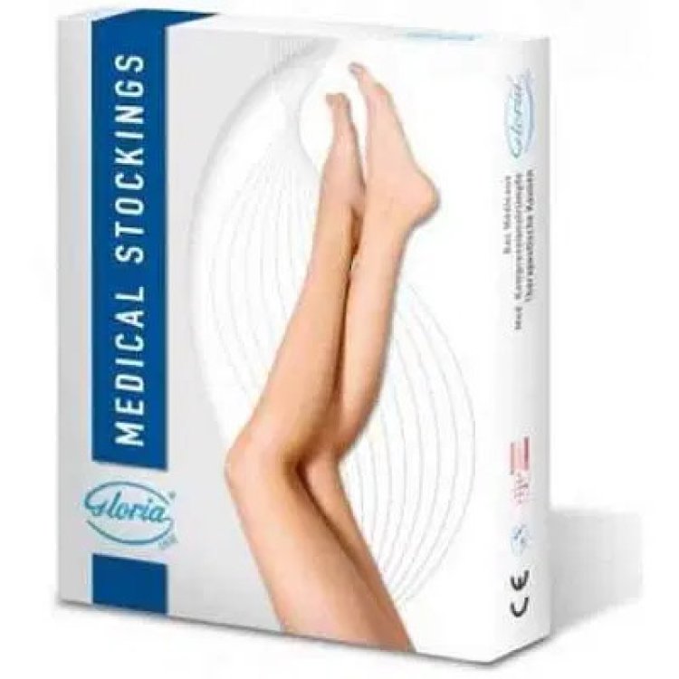 Gloria Med Soft 141 Gambaletto Lungo Beige Compressione 18-21 mmHg Taglia Small