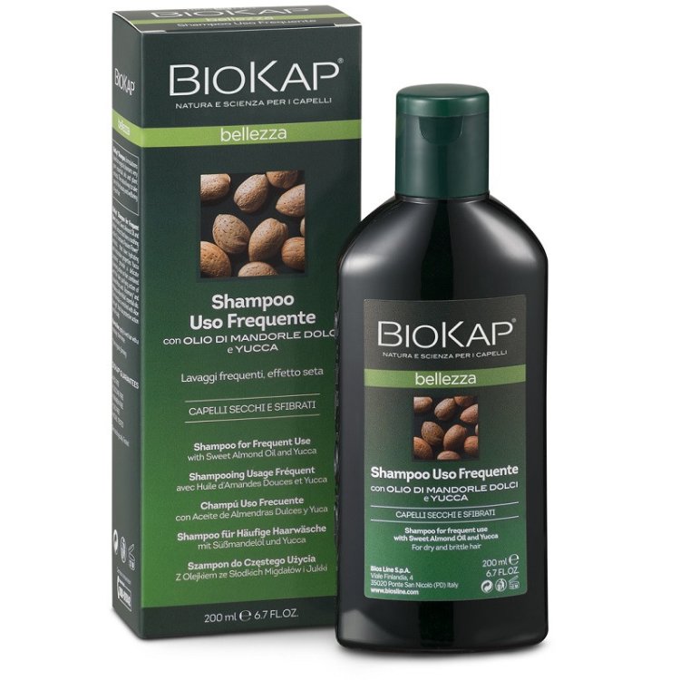 Biokap Shampoo Uso Frequente Capelli Tutti i Tipi 200 ml Biokap Shampoo Uso Frequente Capelli Tutti i Tipi 200 ml