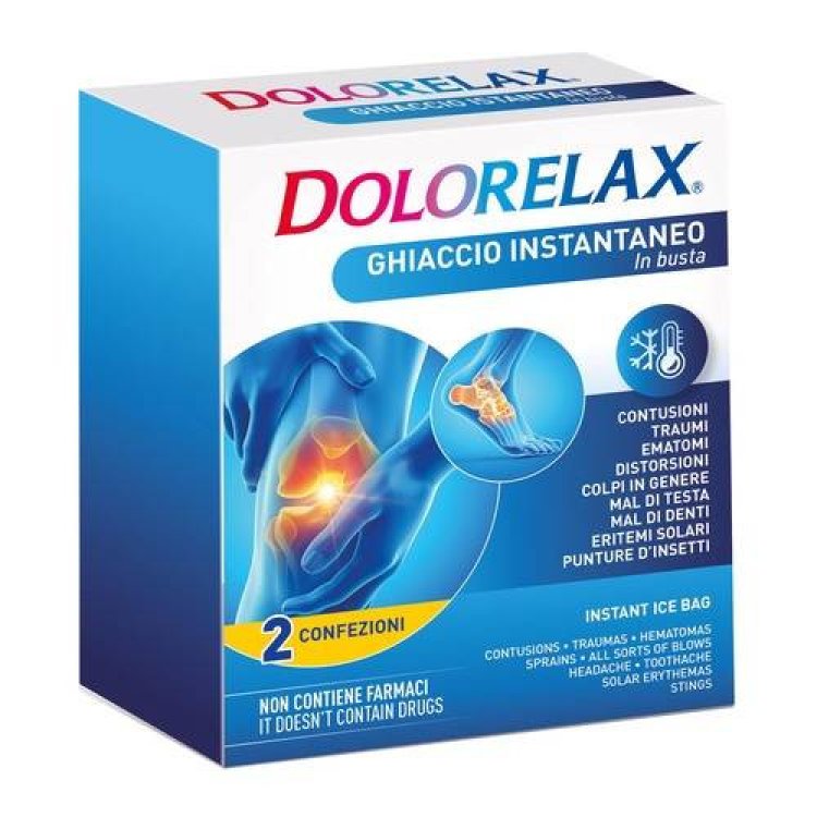Dolorelax Ghiaccio Istantaneo Coadiuvante per Contusioni 2 Pezzi