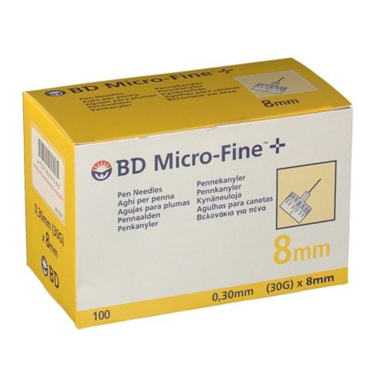 Corman BD Microfine Ago G30 8mm per Insulina 100pz
