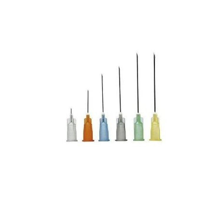 Pic Aghi Ipodermici Sterili G23 25mm per Terapia e Prelievo, 100 Pezzi