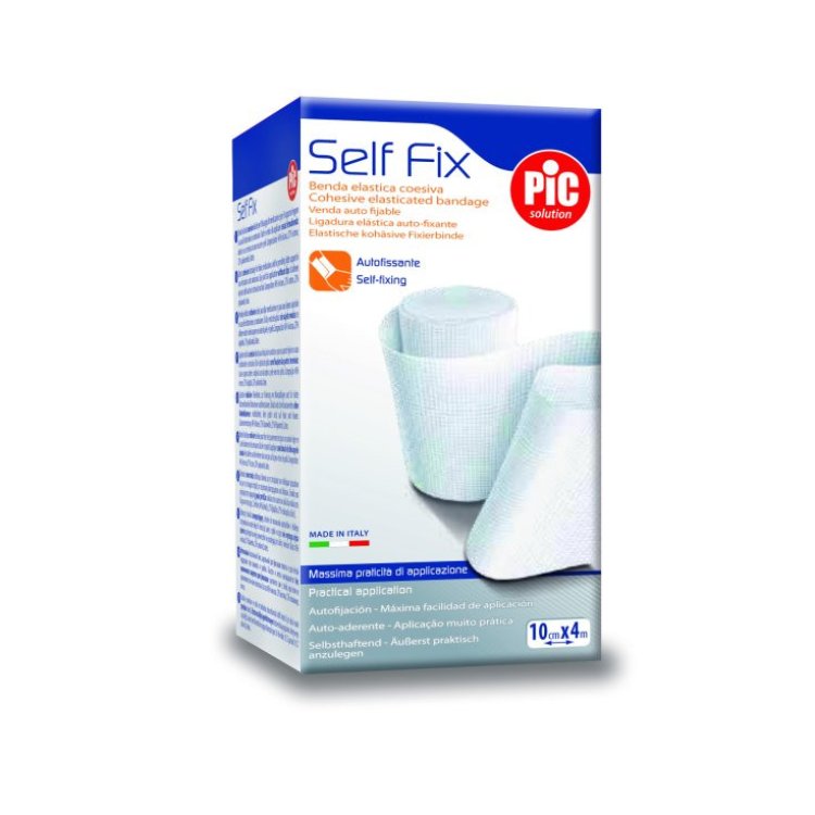 Pic Benda Elastica Autoaderente Self-Fix Per Fissaggio 10 cm x 20 m