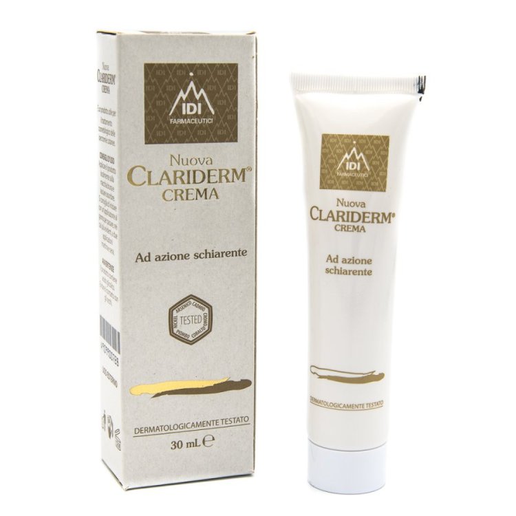 IDI Clariderm Crema Schiarente per Macchie Cutanee 30 ml IDI Clariderm Crema Schiarente per Macchie Cutanee 30 ml