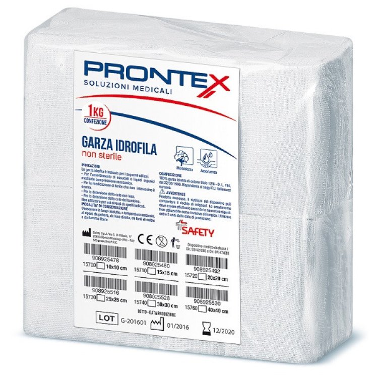 Pic Garza Idrofila 25x25cm 1kg per Medicazione Domestica
