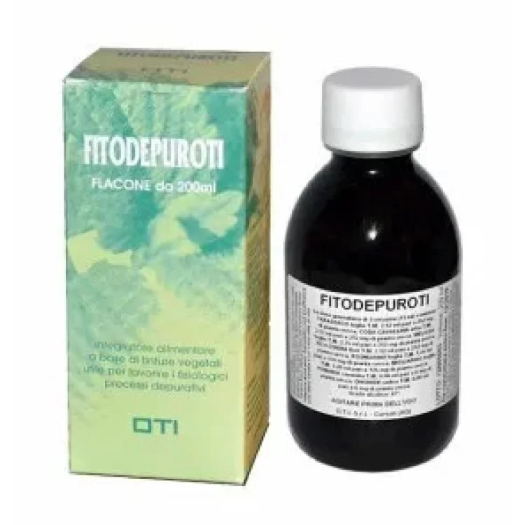 Oti Fitodepuroti Integratore Alimentare Depurativo per Fegato 200ml Oti Fitodepuroti Integratore Alimentare Depurativo per Fegato 200ml