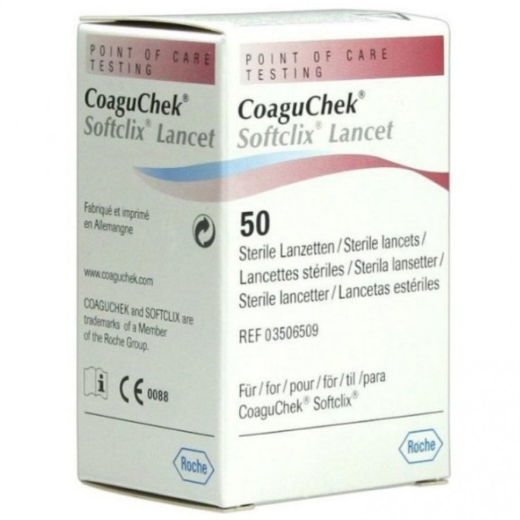 Coaguchek Softclix Lancette Pungidito Sterile XL 50 Pezzi Coaguchek Softclix Lancette Pungidito Sterile XL 50 Pezzi