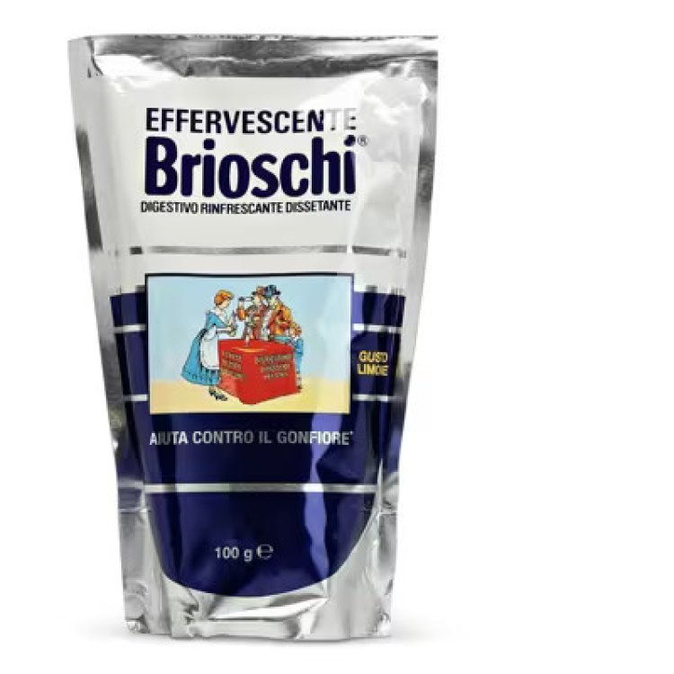 Brioschi Effervescente Digestivo al Limone per Digestione Formato Doypack 100 g