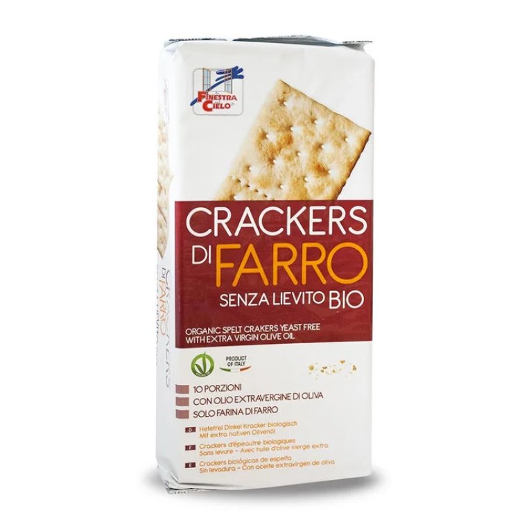 La Finestra Sul Cielo Crackers di Farro Senza Lievito Bio 280 g