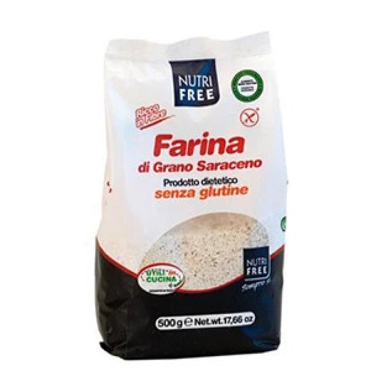 Nutrifree Farina di Grano Saraceno Senza Glutine ideale per pane 500g
