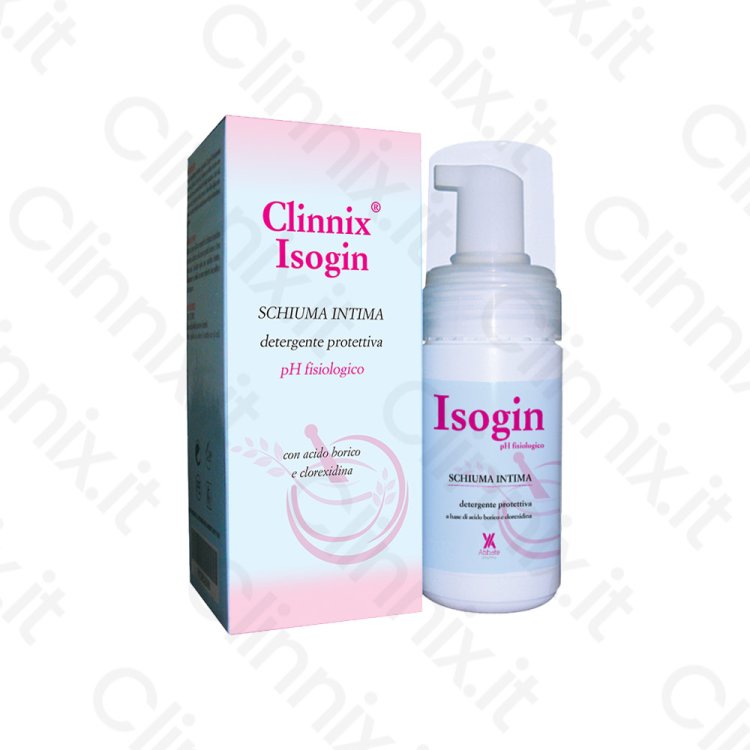 Clinnix Isogin Schiuma Intima Detergente Protettiva con Acido Borico 100ml