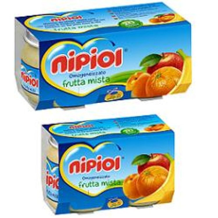 Nipiol Omogeneizzato Frutta Mista dal 4&deg; Mese - 2x80g