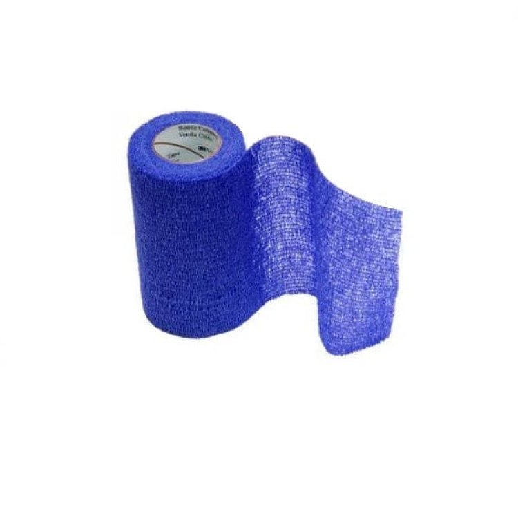 Vetrap Fascia Elastica Blu 10 cm x 2,30 m Supporto Traspirante per Medicazioni Vetrap Fascia Elastica Blu 10 cm x 2,30 m Supporto Traspirante per Medicazioni