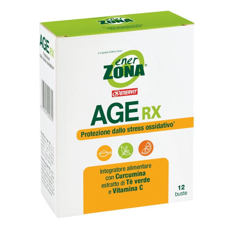 Enerzona Age RX Integratore Antiossidante con T&egrave; Verde e Vitamina C 12 Bustine