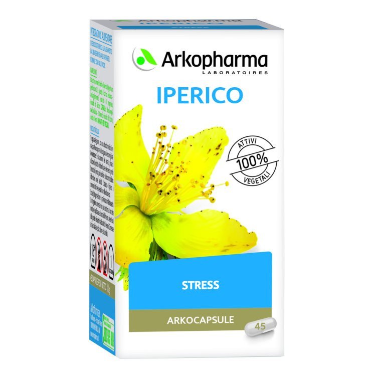 Arkofarm Iperico Arkocapsule Integratore Rilassante per Umore 45 Capsule