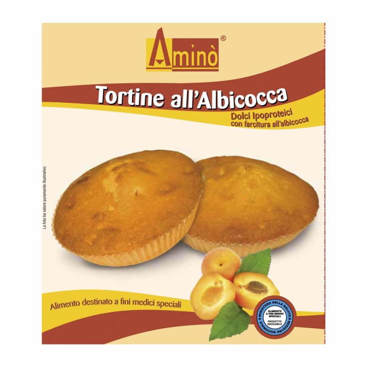 Nove Alpi Tortina Albicocca Aproteica Alimento Ipoproteico per Nefropatie 210g
