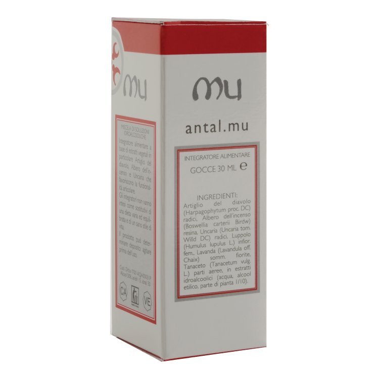 Mu Antal Mu Gocce Integratore Alimentare per Dolori Artro Reumatici 30ml Mu Antal Mu Gocce Integratore Alimentare per Dolori Artro Reumatici 30ml