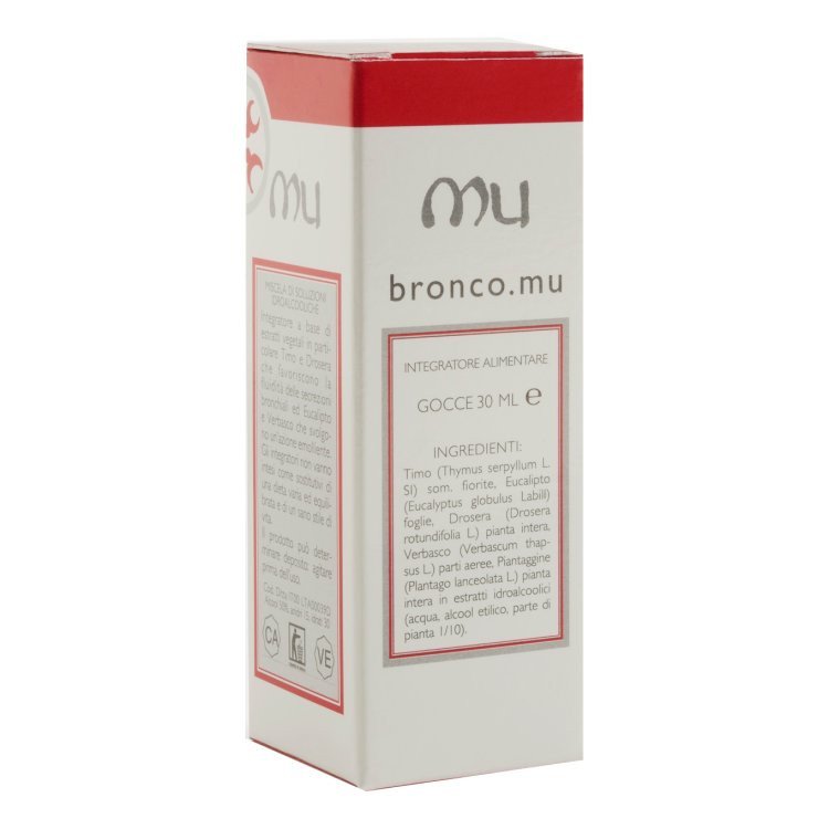 Mu Srl Bronco.Mu Gocce Fluidificante Espettorante Sedativo Tosse 30ml