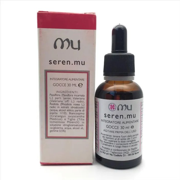 Mu Medicina Unica Seren Mu Gocce Integratore per Ansia e Sonno 30ml