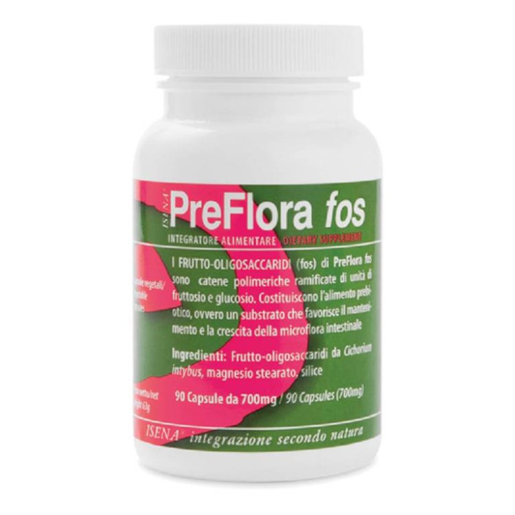 Cemon PreFlora Fos Integratore Riequilibrio Flora Intestinale 90 Capsule Vegetali