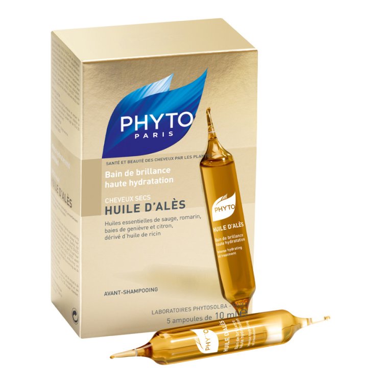 Phyto Paris Olio D'Al&egrave;s Olio Rivitalizzante Capelli Secchi 5 Fiale x 10ml