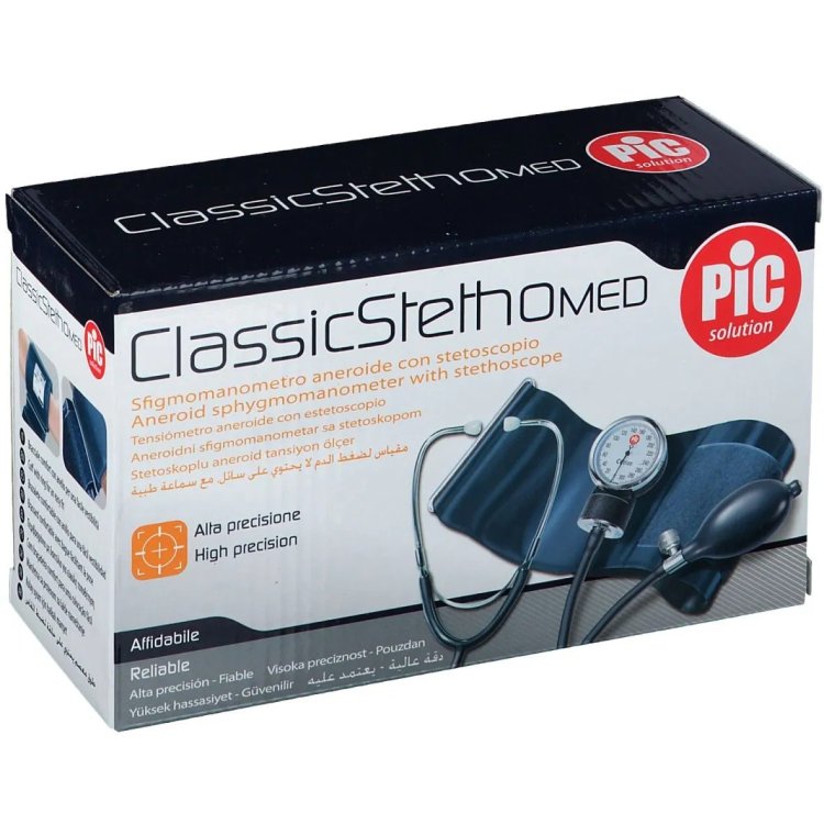 Pic Sfigmomanometro Aneroide con Stetoscopio Classic StethoMed Professionale Pic Sfigmomanometro Aneroide con Stetoscopio Classic StethoMed Professionale