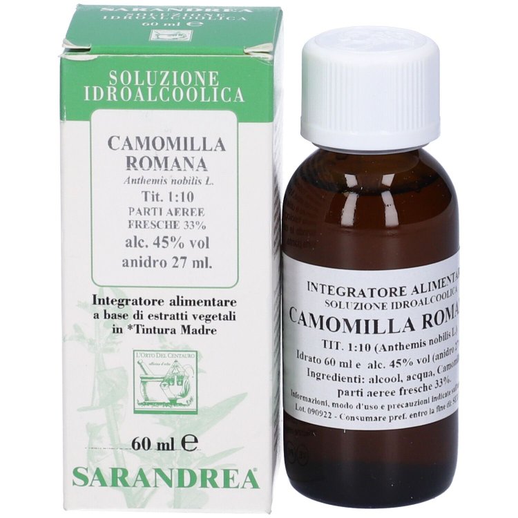 Sarandrea Marco & C. SRL Camomilla Romana Tintura Madre Soluzione Idroalcolica 60ml