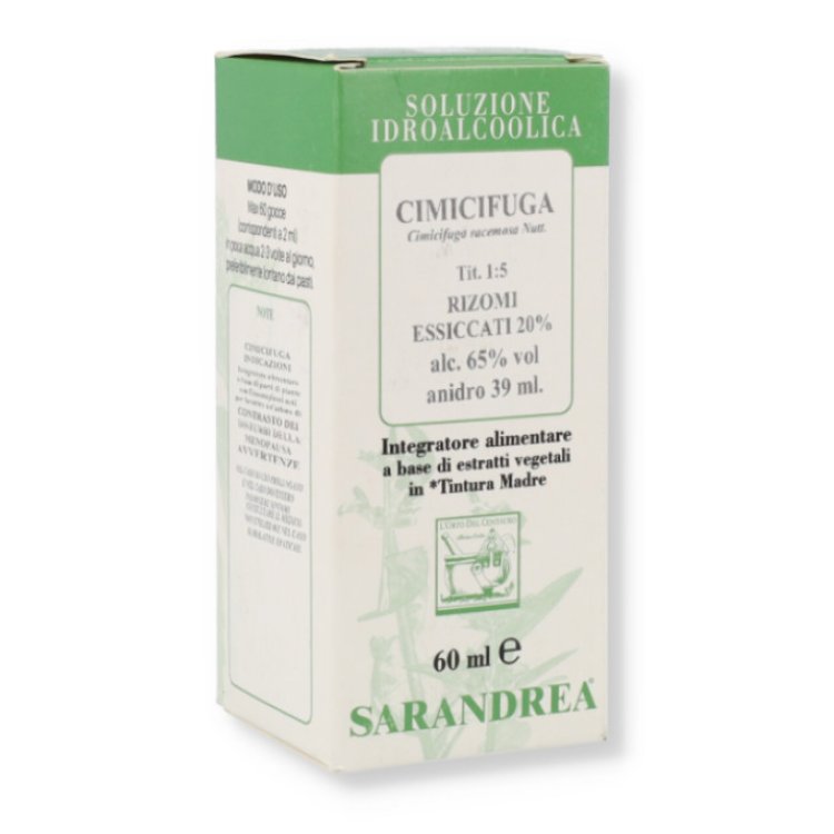 Sarandrea Cimicifuga Tintura Madre Supporto Menopausa e Ciclo Mestruale 60ml