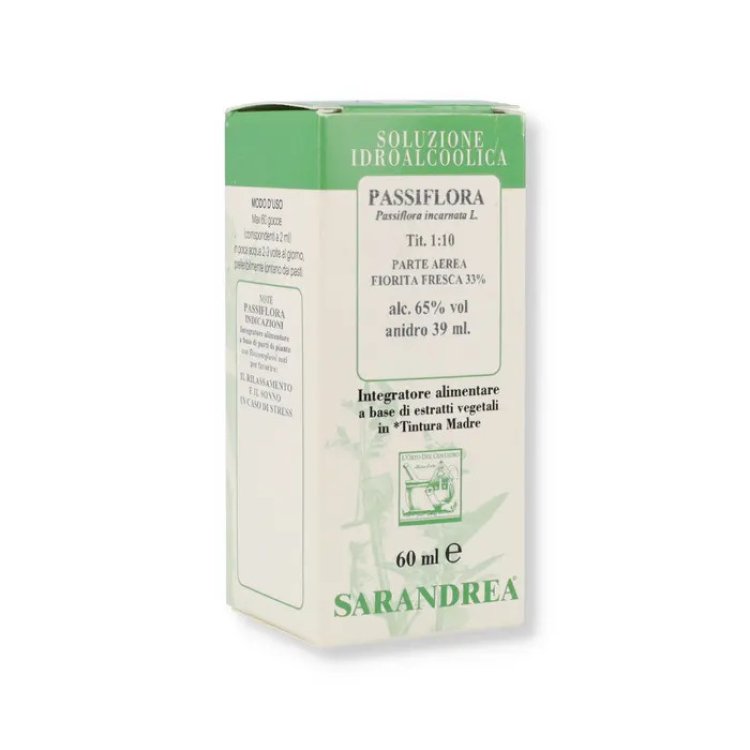 Sarandrea Passiflora Tintura Madre Integratore per Ansia e Insonnia 60ml