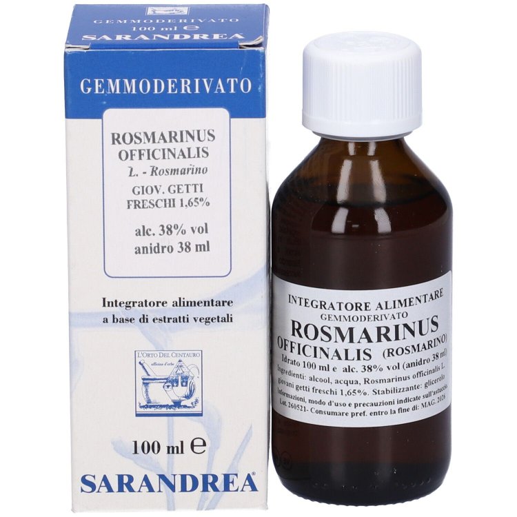 Sarandrea Marco Rosmarinus Officinalis Macerato Glicerico Gocce Orali 100ml