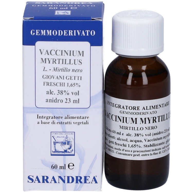 Sarandrea Vaccinium Myrtillus Integratore Alimentare per Circolazione e Vista 60ml
