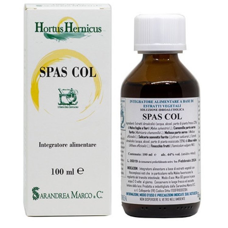 Sarandrea Marco Spas Col Integratore Intestinale Rilassante in Gocce 100ml