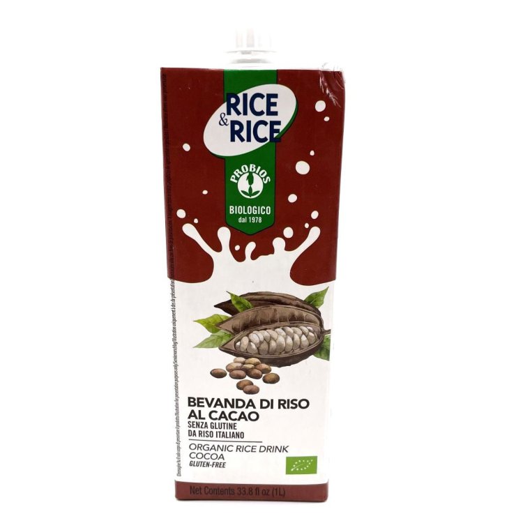 Probios R&R Bevanda Riso e Cacao Senza Glutine e Zuccheri Aggiunti 1 Litro Probios R&R Bevanda Riso e Cacao Senza Glutine e Zuccheri Aggiunti 1 Litro