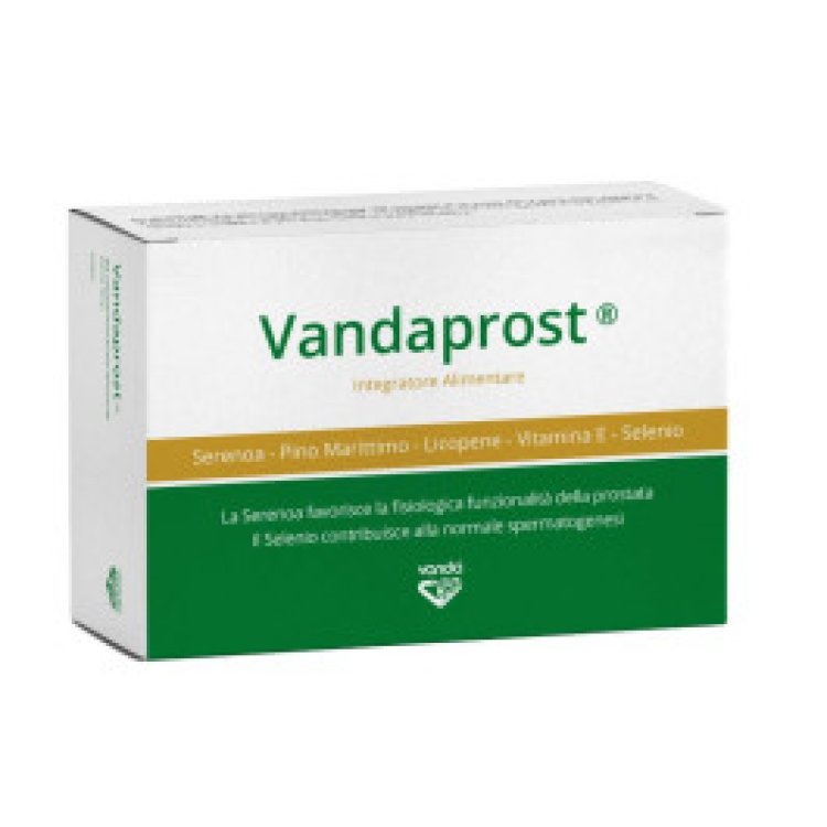 Vanda Omeopatici Vandaprost Integratore per Prostata e Vie Urinarie 24 Capsule
