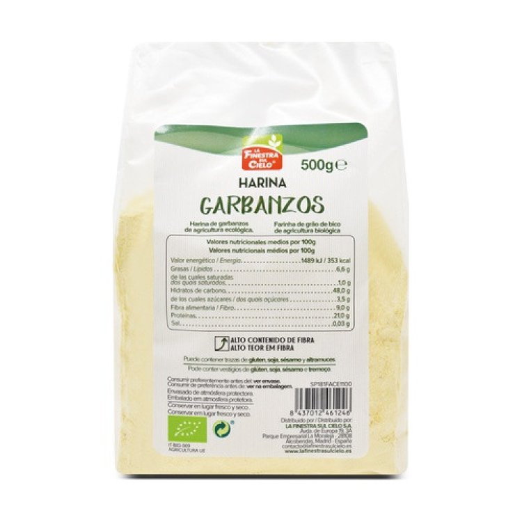 La Finestra Sul Cielo Farina di Ceci Bio Alternativa alla Farina 500g