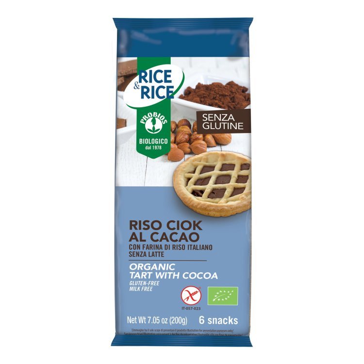 Probios R&R Riso Ciok Cacao Crostatina di Riso Senza Glutine 6x33g