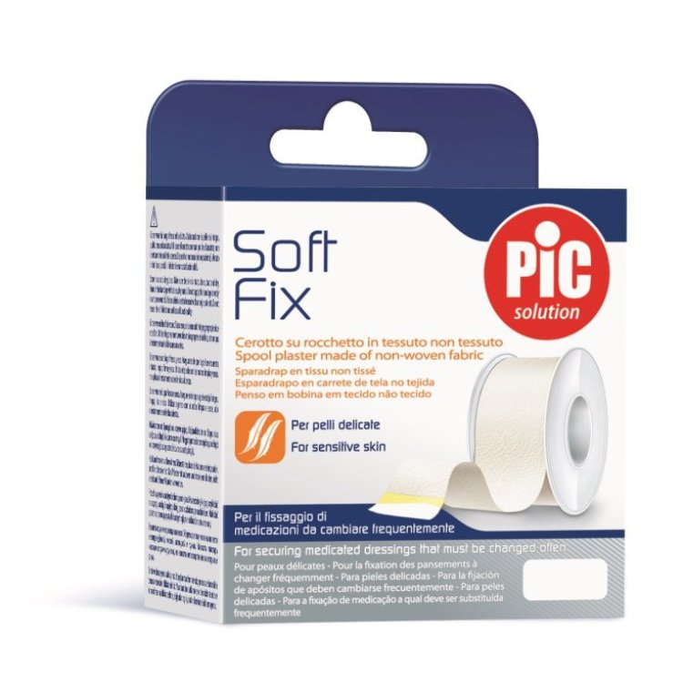 Pic Soft Fix Cerotto in TNT Traspirante e Ipoallergenico 5cm x 500cm